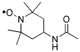 4-ACETAMIDO-TEMPO, FREE RADICAL, (4-ACETAMIDO-2,2,6,6-TETRAMETHYL-1- PIPERIDINYLOXY, FREE RADICAL) 结构式