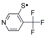 4-(TRIFLUOROMETHYL)PYRIDINE-3-THIO 结构式