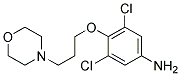 4-(3-MORPHOLINOPROPOXY)-3,5-DICHLOROBENZENAMINE 结构式