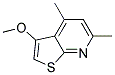 3-METHOXY-4,6-DIMETHYL-THIENO[2,3-B]PYRIDINE 结构式