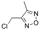 3-CHLOROMETHYL-4-METHYLFURAZANE 结构式