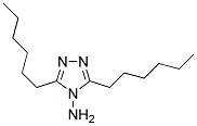 3,5-DIHEXYL-1,2,4-TRIAZOL-4-YLAMINE 结构式