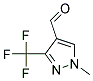 1-甲基-3-三氟甲基-1H-吡唑-4-醛 结构式