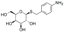 P-AMINOBENZYL 1-THIO-B-D- GALACTOPYRANOS 结构式