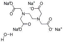 ETHYLENEDIAMINETETRAACETIC ACID*TETRASODIUM HYDRATE 结构式