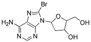 5-(6-AMINO-8-BROMO-9H-PURIN-9-YL)-2-(HYDROXYMETHYL)TETRAHYDROFURAN-3-OL, TECH 结构式