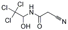 N1-(2,2,2-TRICHLORO-1-HYDROXYETHYL)-2-CYANOACETAMIDE, TECH 结构式