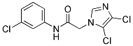 N1-(3-CHLOROPHENYL)-2-(4,5-DICHLORO-1H-IMIDAZOL-1-YL)ACETAMIDE, TECH 结构式