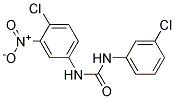 N-(4-CHLORO-3-NITROPHENYL)-N'-(3-CHLOROPHENYL)UREA, TECH 结构式