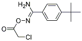 O1-(2-CHLOROACETYL)-4-(TERT-BUTYL)BENZENE-1-CARBOHYDROXIMAMIDE, TECH 结构式