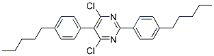 4,6-DICHLORO-2,5-DI(4-PENTYLPHENYL)PYRIMIDINE, TECH 结构式