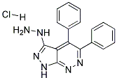 3-HYDRAZINO-4,5-DIPHENYL-1H-PYRAZOLO[3,4-C]PYRIDAZINE HYDROCHLORIDE 结构式