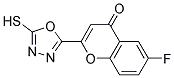 6-FLUORO-2-(5-MERCAPTO-[1,3,4]OXADIAZOL-2-YL)-CHROMEN-4-ONE 结构式