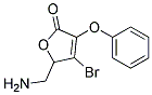 5-AMINOMETHYL-4-BROMO-3-PHENOXY-5H-FURAN-2-ONE 结构式