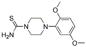 4-(2,5-DIMETHOXY-PHENYL)-PIPERAZINE-1-CARBOTHIOICACID AMIDE 结构式