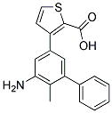 METHYL 3-AMINO-5-BIPHEN-4-YLTHIOPHENE-2-CARBOXYLATE 结构式