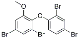 6-甲氧基-2,2',4,4'-四溴联苯醚 结构式