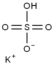 POTASSIUM HYDROGENSULFATE FUSED A.C.S& 结构式