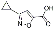 3-CYCLOPROPYLISOXAZOLE-5-CARBOXYLIC ACID 结构式