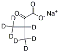 SODIUM 2-KETO-3-METHYL-D3-BUTYRATE-3,4,4,4-D4 结构式