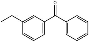 (3-乙基苯基)(苯基)甲酮 结构式