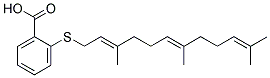 TRANS, TRANS FARNESYLTHIOSALICYLIC ACID 结构式