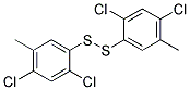 DI(2,4-DICHLORO-5-METHYLPHENYL) DISULPHIDE 结构式