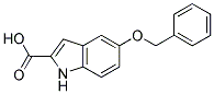 5-BENZYLOXYINDOLE-2-CARBOXYLIC ACID, TECH. 结构式