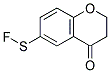 6-FLUOROTHIO-4-CHROMANON 结构式