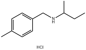 N-(4-METHYLBENZYL)-2-BUTANAMINE HYDROCHLORIDE 结构式