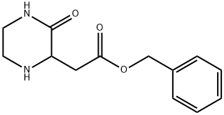 BENZYL 2-(3-OXO-2-PIPERAZINYL)ACETATE 结构式