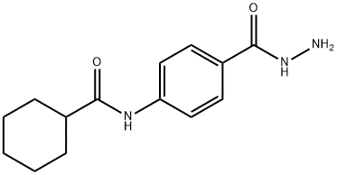 N-[4-(HYDRAZINOCARBONYL)PHENYL]-CYCLOHEXANECARBOXAMIDE 结构式