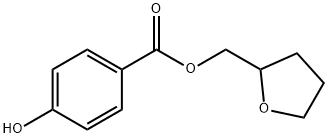 TETRAHYDRO-2-FURANYLMETHYL 4-HYDROXYBENZOATE 结构式
