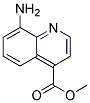 8-氨基喹啉-4-羧酸甲酯 结构式