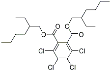 四氯邻苯二甲酸二(2-乙基己基)酯 结构式