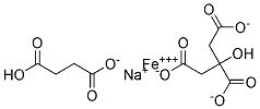 琥珀酸柠檬酸铁钠 结构式