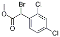 Alpha Bromo-2,4-Dichloro Phenyl Acetic Acid / Methyl Ester  结构式