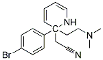 alpha-(P-BROMOPHENYL)-ALPHA-(BETA-DIMETHYLAMINOETHYL)-2-PYRIDYL ACETONITRILE  结构式