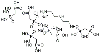 Diethylenetriamine Penta (Methylenephosphonic acid) Disodium salt  结构式