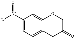 7-硝基色满-3-酮 结构式