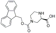 (R)-4-Fmoc-piperazine-2-carboxylic acid 结构式