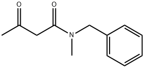 N-BENZYL-N-METHYLACETOACETAMIDE 结构式