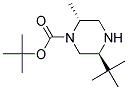 (2R,5S)-1-Boc-5-Tert-Butyl-2-Methyl-Piperazine 结构式