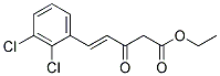 Ethyl 2,3-Dichloro-Benzylidene-Acetoacetate 结构式