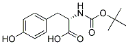 Boc-D-4-Hydroxyphenylalanine 结构式
