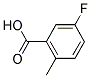 3-氟-6-甲基苯甲酸 结构式