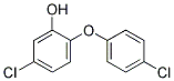 5-Chloro-2-(4-Chlorophenoxy)Phenol 结构式