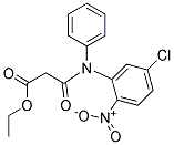 N-carbethoxyacetyl-5-chloro-2-Nitro diphenylamine 结构式