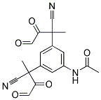 3,5-bis(1-cyano-1-methylpropoionyl)-acetoaniline 结构式