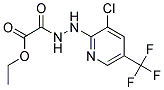 Ethyl 2-{2-[3-chloro-5-(trifluoromethyl)pyridin-2-yl]hydrazino}-2-oxoacetate 结构式